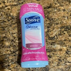 Dual pack Suave 24 Hour Protection Deodorant Twin Pack
